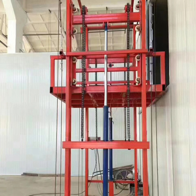 生产加工 升降货梯 电动单轨升降机 双轨液压升降货梯