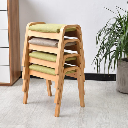 家用凳子换鞋凳时尚创意客厅简约矮凳沙发脚凳实木方凳成人小板凳