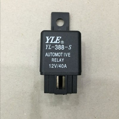 永林YL388继电器工厂直销 12V-24v 40A 4脚汽车继电器 原装现