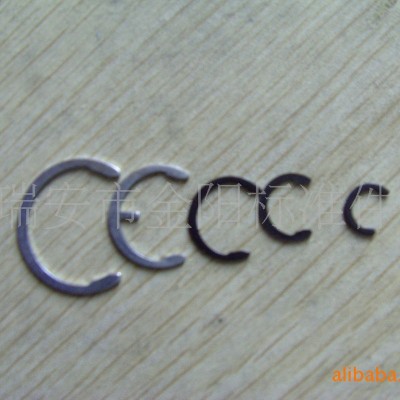 生产多款E形夹紧挡圈 C型挡圈 C型弹性卡环 开口卡簧卡环厂家