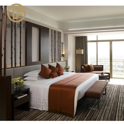 五星级酒店家具商务酒店客房家具宾馆实木床电视柜衣柜全套